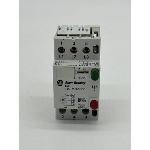 Allen-Bradley 140-MN-1000‎ SER D Motor Starter 140-A10 SER C - Picture 2 of 9